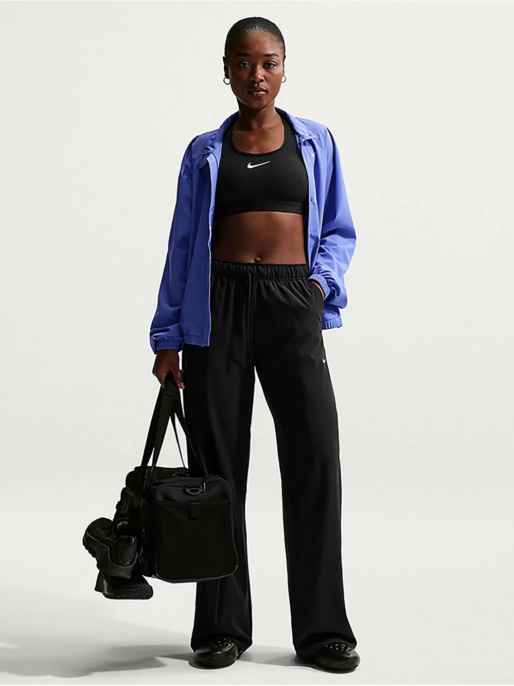 Nike Black Wide Leg Dri- Fit Pants